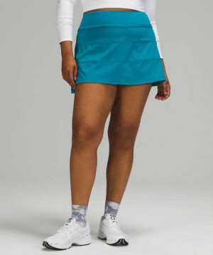 Lululemon Pace Rival Mid-Rise 15" Length Kadın Etek Mavi | AKBJFG-250