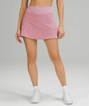 Lululemon Pace Rival Mid-Rise 15" Length Kadın Etek Pembe | GVEKXM-926