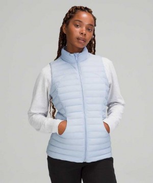 Lululemon Pack It Down Vest Kadın Mont Mavi | HJBICK-893