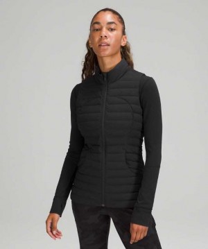 Lululemon Pack It Down Vest Kadın Mont Siyah | TPFZUH-398