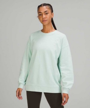 Lululemon Perfectly Oversized Crew Kadın Tişörtü Nane | MZCVAJ-950
