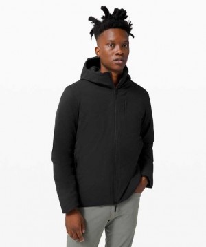 Lululemon Pinnacle Warmth Erkek Mont Siyah | CNAXOB-862