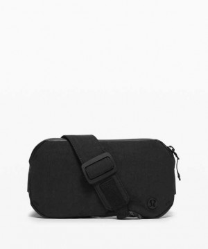 Lululemon Pop it Off Crossbody Çantası Siyah Siyah | DXRAYL-649