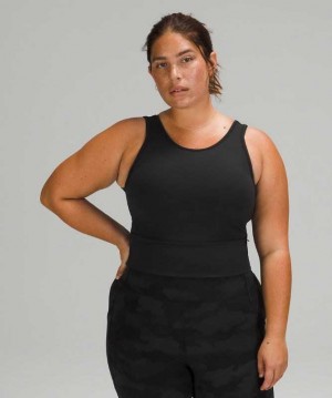 Lululemon Power Pivot Everlux Kadın Üstler Siyah | VTXIGO-096