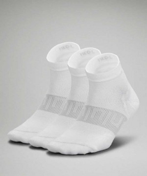 Lululemon Power Stride Ankle 3 Pack Kadın Çorap Beyaz | SHUPLV-630