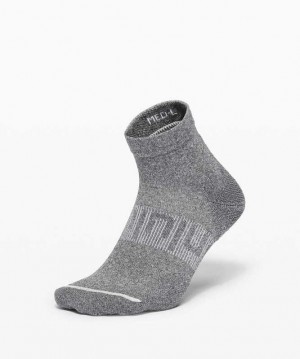 Lululemon Power Stride Ankle Anti-Stink Kadın Çorap Gri | MGDJVW-168