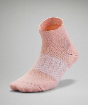 Lululemon Power Stride Ankle Kadın Çorap Pembe | LQDXUP-857