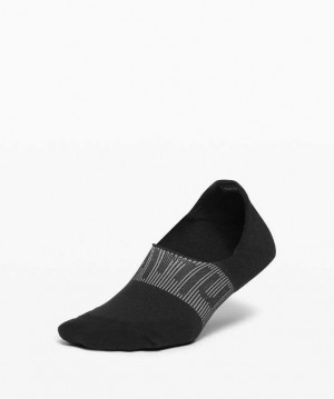 Lululemon Power Stride No Show Performaheel Anti-Stink Kadın Çorap Siyah | XFARGV-312