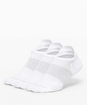 Lululemon Power Stride Tab 3 Pack Kadın Çorap Beyaz | YLHJFN-576