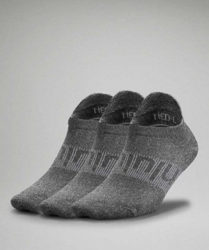 Lululemon Power Stride Tab 3 Pack Kadın Çorap Gri Gri Gri | EPIAWY-759
