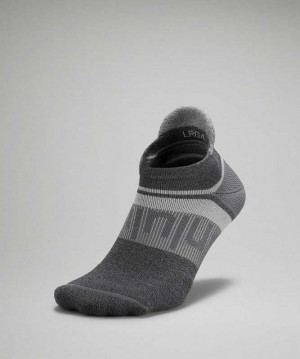 Lululemon Power Stride Tab Wool Erkek Çorap Gri Gri | HACXUG-319