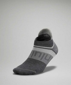 Lululemon Power Stride Tab Wool Kadın Çorap Gri Gri | JKAOGU-240