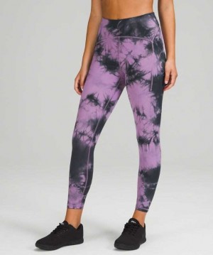 Lululemon Power Thru High-Rise Tight 25" Kadın Tayt Mor Gri | HKYWSO-052