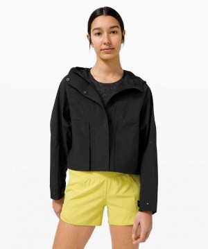 Lululemon Rain Chaser Kadın Mont Siyah | XGAHLK-917