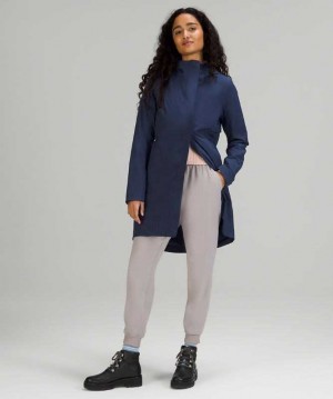 Lululemon Rain Rebel Kadın Mont Night Sea | YHFOWP-450
