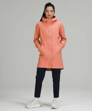 Lululemon Rain Rebel Kadın Mont Pembe | NLQCMU-736