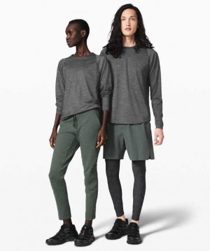 Lululemon Refract LS Tee Erkek Üstler Siyah | FQOVEG-803