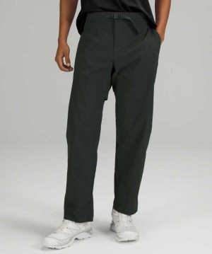 Lululemon Relaxed Fit Belted Stretch Pant Erkek Pantolon Yeşil | ETXQDS-536