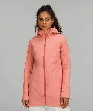 Lululemon RepelShell™ Rain Kadın Mont Pembe | EAKFZR-680