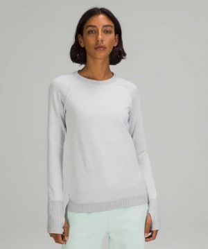 Lululemon Rest Less Pullover Kadın Üstler Gümüş Beyaz | CGBYWQ-279