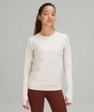 Lululemon Rest Less Pullover Kadın Üstler Beyaz | ZTNVJO-407