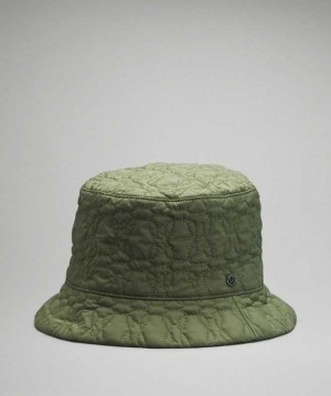Lululemon Reversible Quilted Bucket Şapkalar Yeşil | SMUGOT-506