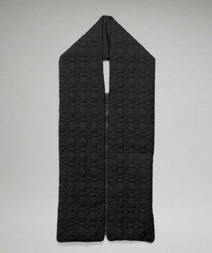 Lululemon Reversible Quilted Zip Fular Siyah | UEBIRY-651