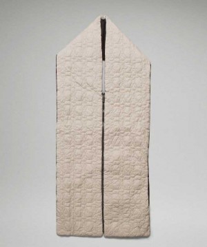 Lululemon Reversible Quilted Zip Fular Siyah | UNGBZC-439
