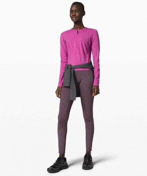 Lululemon Reykur Long Sleeve Kadın Üstler Koyu | MPBCUW-476