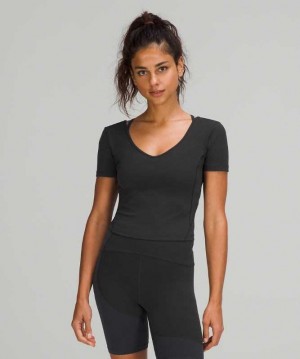 Lululemon SKU:LW3FBMS Kadın Üstler Siyah | NGFEIM-465