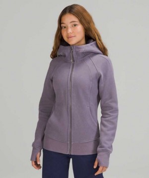Lululemon Scuba Full Zip Kadın Kapşonlu Lavanta | QMKXHL-268