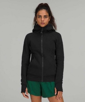 Lululemon Scuba Light Cotton Fleece Kadın Tişörtü Siyah | PAYVZH-987