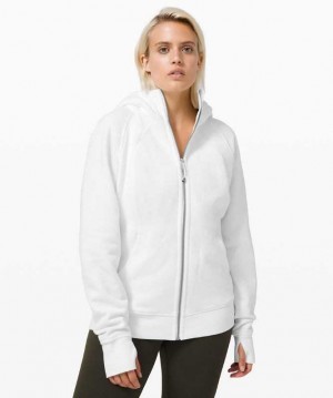 Lululemon Scuba Light Cotton Fleece Kadın Tişörtü Beyaz | WFNTZI-783