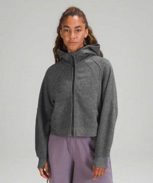 Lululemon Scuba Oversized Full-Zip Kadın Tişörtü Siyah | DMXLVU-024