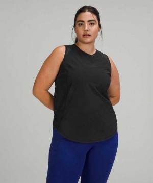 Lululemon Sculpt Kadın Üstler Siyah | UZOGCW-631