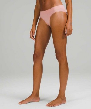 Lululemon Seamless Mid-Rise Bikini Kadın İç Giyim Pembe | ARDCZX-632
