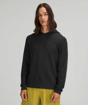 Lululemon Shift Stitch Erkek Kapşonlu Siyah | ZVTQKY-132