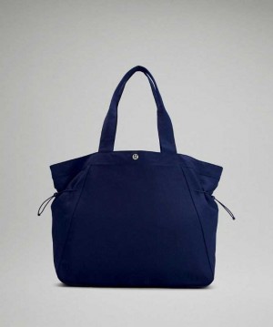 Lululemon Side-Cinch Shopper 18L Çantası Night Sea | QBFZSI-819