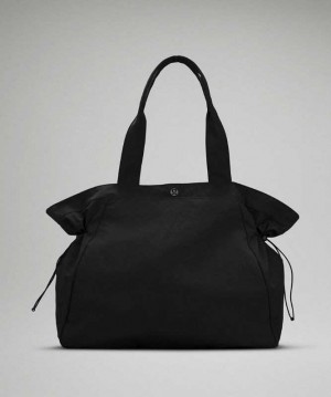 Lululemon Side-Cinch Shopper 18L Çantası Siyah | ULBACW-408
