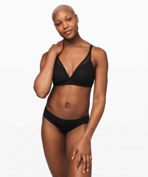 Lululemon Simply Sheer Kadın İç Giyim Siyah | LBVPFA-673
