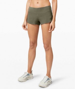 Lululemon Speed Up Low-Rise Lined 2.5" Kadın Şort Gri | KJECYW-071
