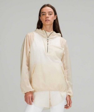 Lululemon Step Out Anorak Kadın Mont Beyaz | TQWHIO-086