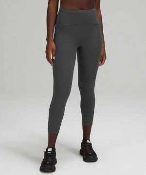 Lululemon Swift Speed High-Rise Crop 23" Kadın Tayt Gri | AEZSXT-970