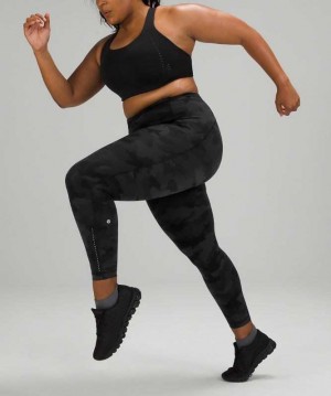 Lululemon Swift Speed High-Rise Tight 25" Kadın Tayt Camo Koyu | ZLHCUI-602