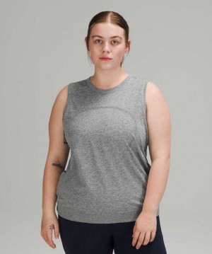 Lululemon Swiftly Breathe Muscle Kadın Üstler Beyaz | YQIOUZ-856