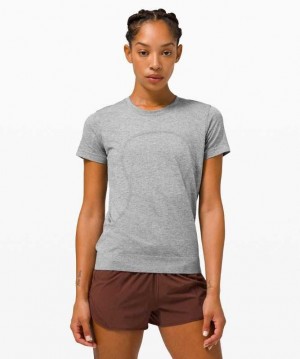 Lululemon Swiftly Breathe Sleeve Kadın Üstler Beyaz | JGLIZY-839