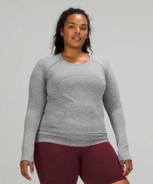 Lululemon Swiftly Tech Long Sleeve 2.0 Kadın Üstler Beyaz | UZXAWQ-328