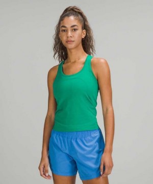 Lululemon Swiftly Tech Racerback 2.0 Race Kadın Tank Tops Emerald Ice / Emerald Ice | XHUMEG-257