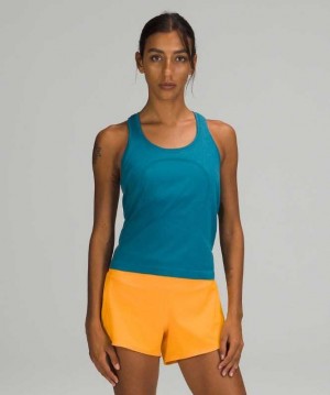 Lululemon Swiftly Tech Racerback 2.0 Race Kadın Tank Tops Mavi | ZRBOWP-251