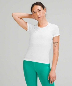 Lululemon Swiftly Tech SS 2.0 Race Kadın Üstler Beyaz Beyaz | BDUSXV-483